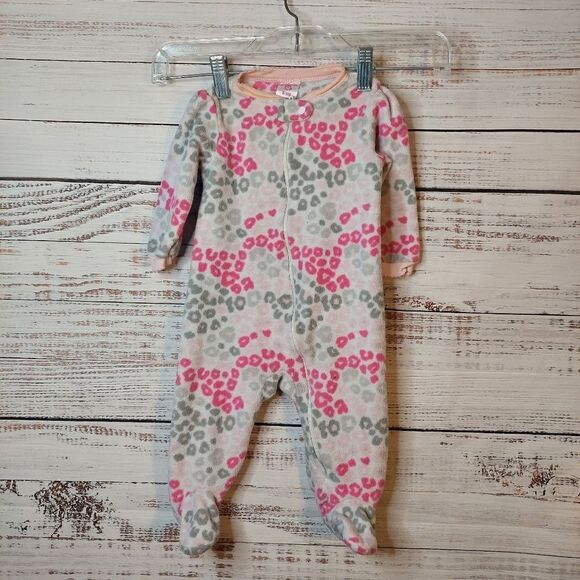 Baby Girl Floral Sleeper - Picture 2 of 9